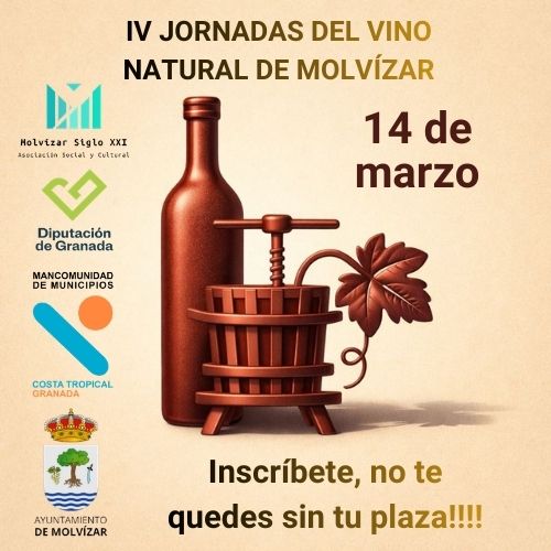 Cartel iv jornadas molvizar vino